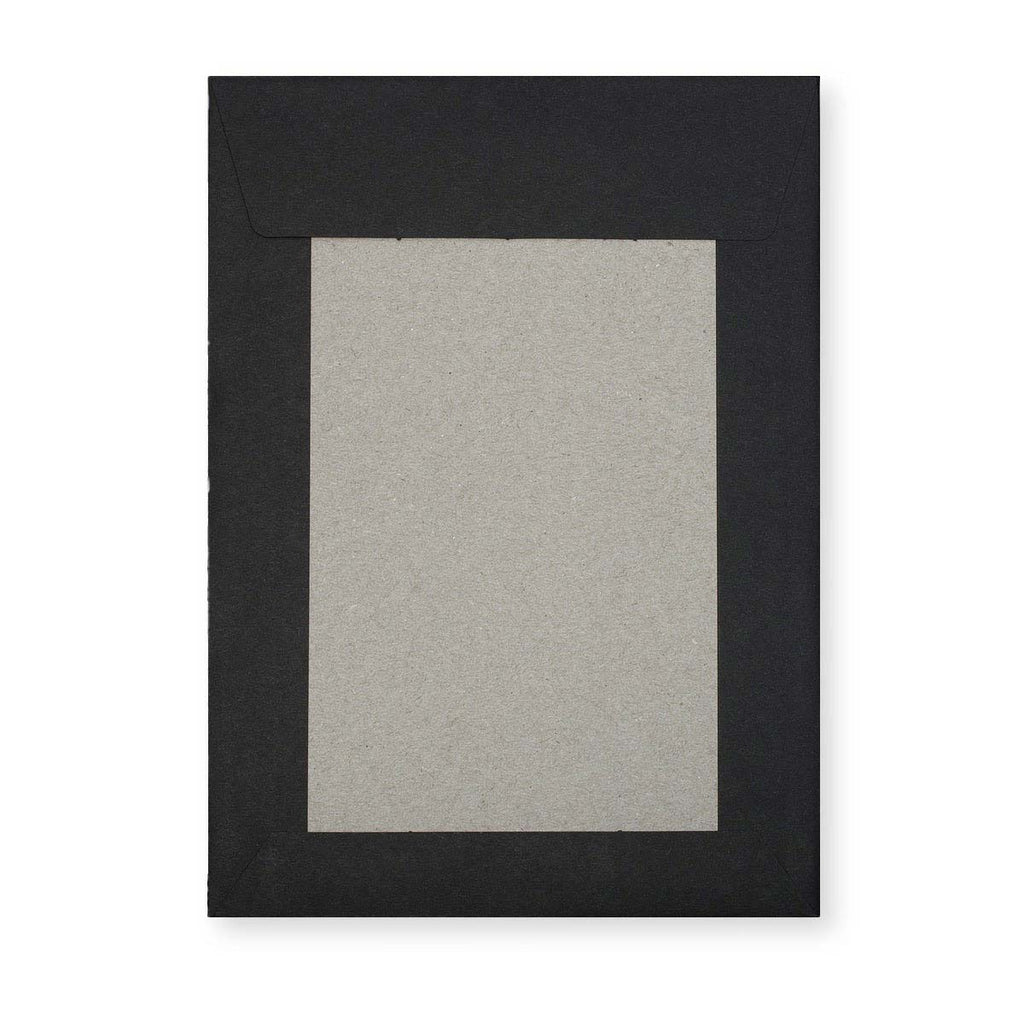 C5 Black Board Back Peel & Seal Envelope (229 x 162mm)